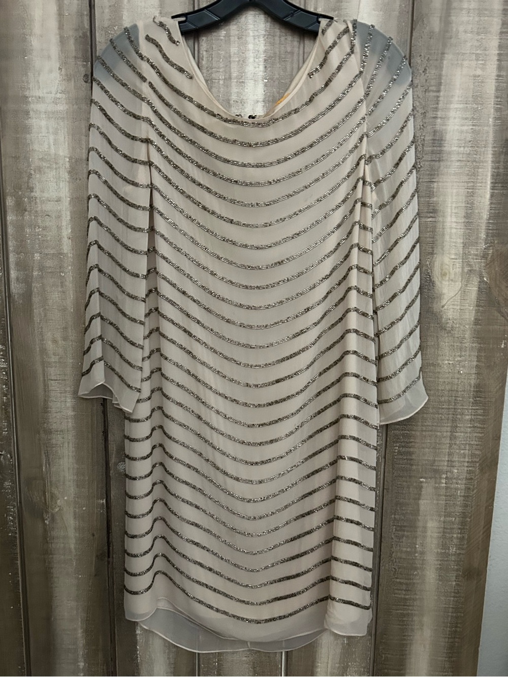 Alice & Olivia embellished silk dress, M